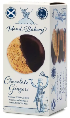 Schottische Bio-Schokoladen-Ingwer-Kekse