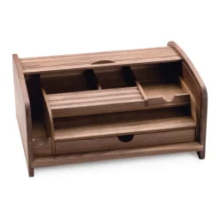 Schreibtisch-Sekretär Nussbaumholz