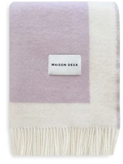 Schurwolldecke Colour Blocking