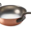 Schwerer Kupfer-Risottotopf/ Wok