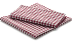Serviette rot-weiß kariert