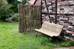 Sichtschutz Haselnussholz