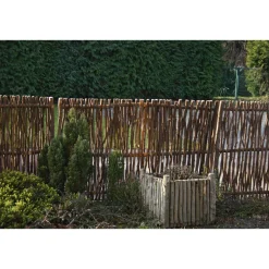 Sichtschutz Haselnussholz