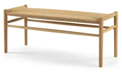 Sitzbank Eiche und Papierkordel