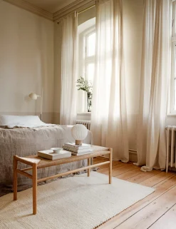 Sitzbank Eiche und Papierkordel