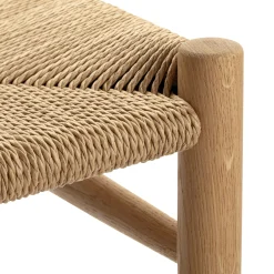 Sitzbank Eiche und Papierkordel