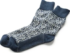 Socke Jacquard Schurwolle
