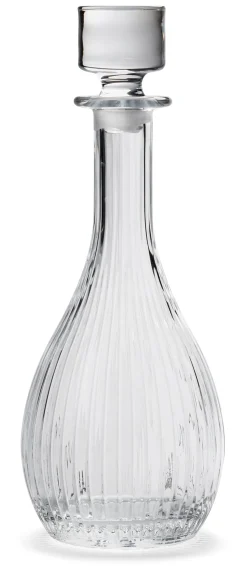 Spirituosen-Karaffe gerippt