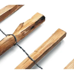 Staketenzaun Kastanienholz