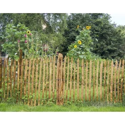 Staketenzaun Kastanienholz