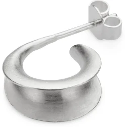 Steckcreole matt, Silber