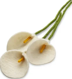 Strauß Calla Filz weiß
