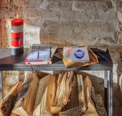 Stumpenkerze Weihnachtsmann