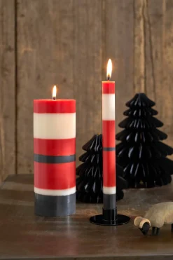 Stumpenkerze Weihnachtsmann