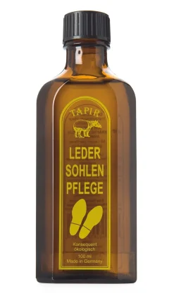 Tapir Ledersohlenpflege
