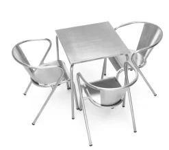 Tisch Estoril, Edelstahl