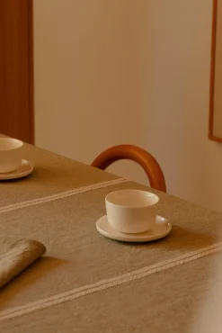 Tischdecke Leinen Melange