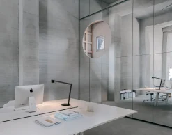 Tischleuchte w227 b Winkel alu