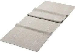 Tischläufer Leinen Blätterranke