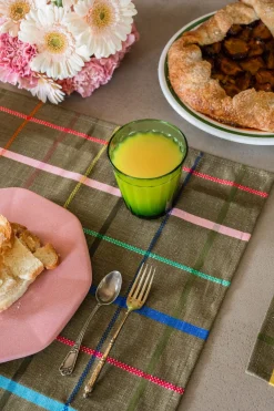 Tischset bunt kariert