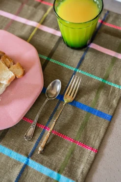 Tischset bunt kariert