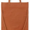 Tote Bag Leder, cognac