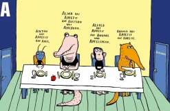 Trauriger Tiger toastet Tomaten