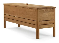 Truhenbank Eichenholz