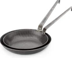 Turk Schmiedeeiserne Bratpfanne mit hohem Rand