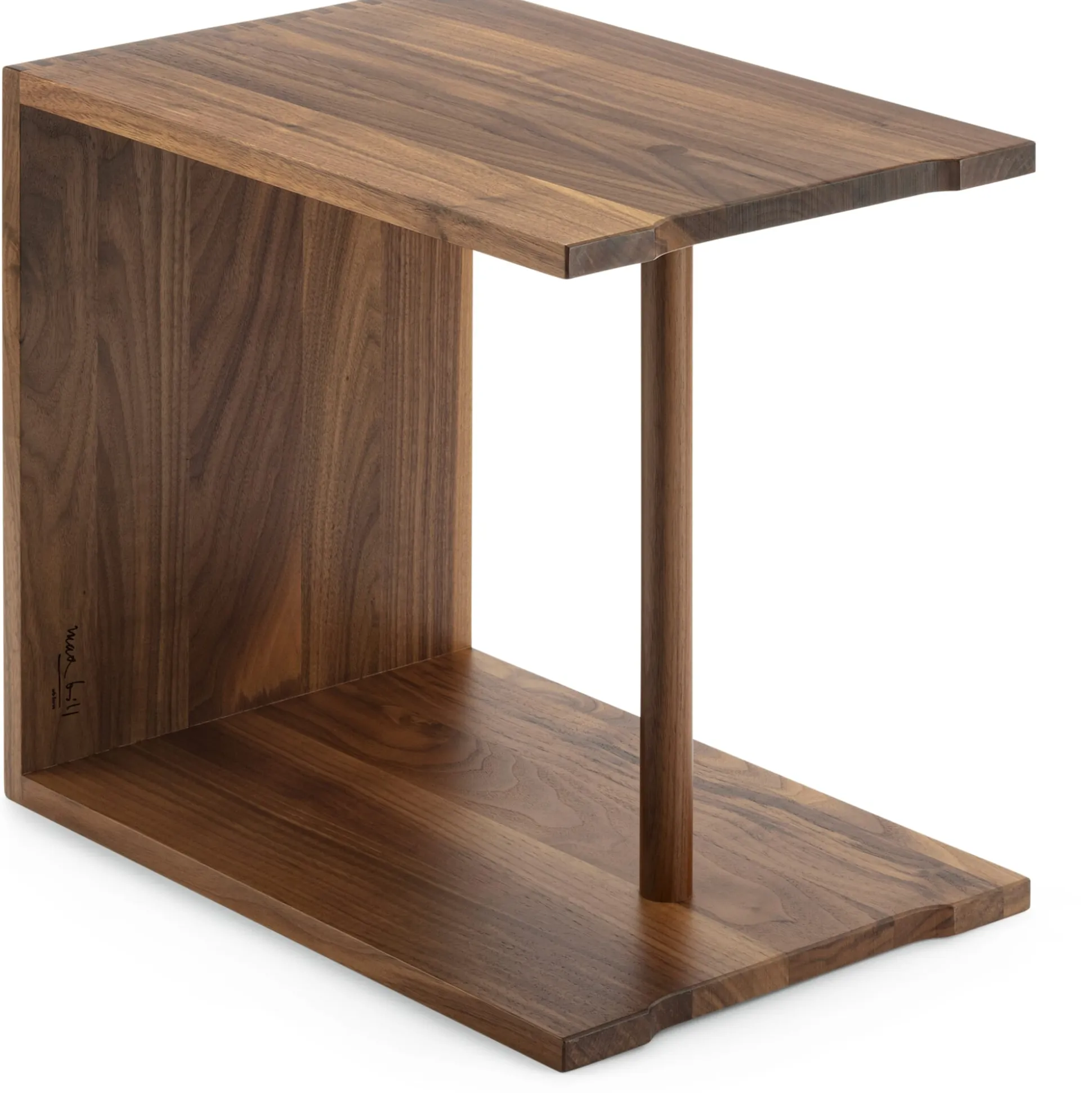 Ulmer Hocker Nussbaumholz