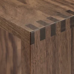 Ulmer Hocker Nussbaumholz