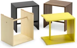 Ulmer Hocker Nussbaumholz