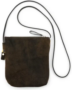 Umhängetasche Hirschleder, braun