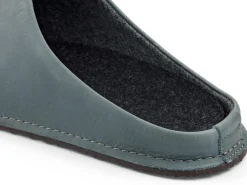 Unisex-Lederpantoffel