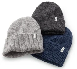 Unisex-Strickmütze Rippe