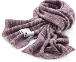 Unisex-Strickschal meliert, Mauve