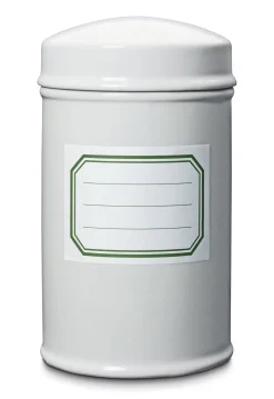 Universaletiketten gummiert