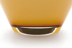 Vase Harzkristall honiggelb