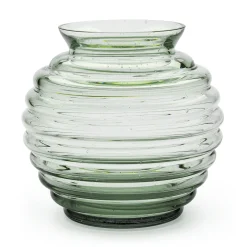 Vase Thüringer Waldglas Kugelform