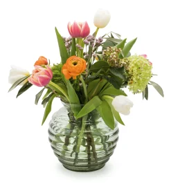 Vase Thüringer Waldglas Kugelform