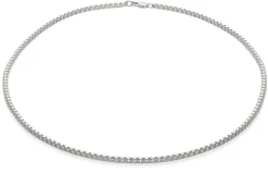 Venezianerkette eckig, Silber