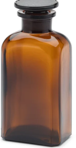 Vierkantflasche Glas