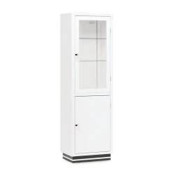 Vitrine Stahlblech schmal