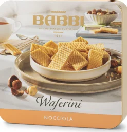 Waffelgebäck mit Haselnusscreme