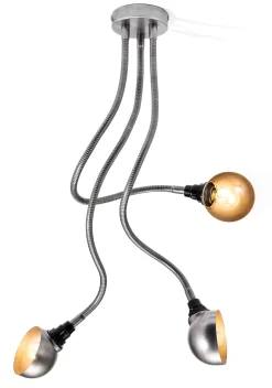 Wand- und Deckenleuchte Dreiarm flexibel