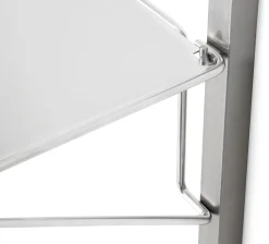 Wandhakenschiene zu Regalsystem Inox