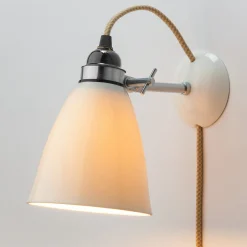 Wandleuchte Bone China