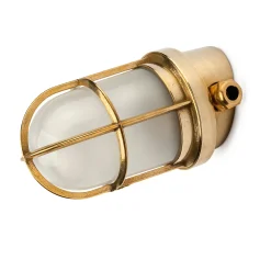 Wandleuchte Messingguss