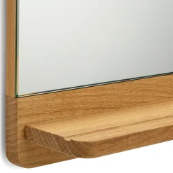 Wandspiegel Eichenholz