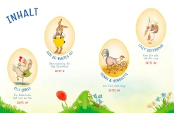 Was Hase und Huhn an Ostern so tun - Vier lustige Bilderbuchgeschichten | Vier fröhliche Ostergeschichten